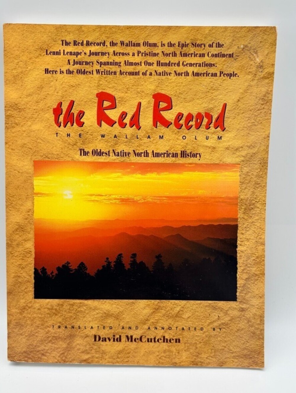The Wallam Olum: The Red Record Translated/Annotated by David McCutchen